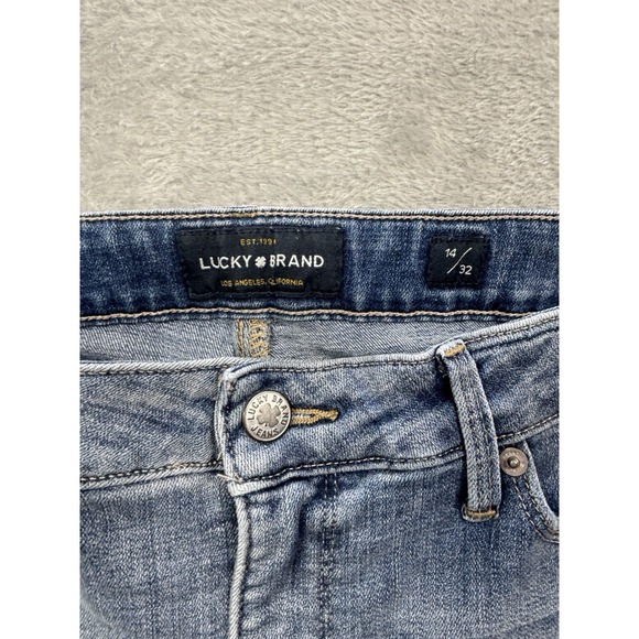 Lucky Brand Women's Jeans Size 14/32 Light Wash Stretch Skinny Denim - Picture 2 of 8